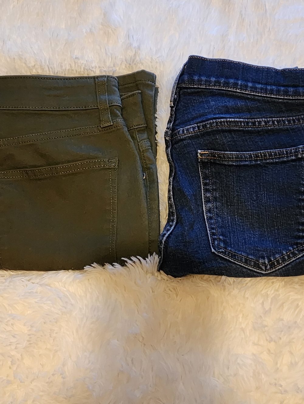 St. John's Bay Army Green Skinny Jeans, Plus Gap 1969